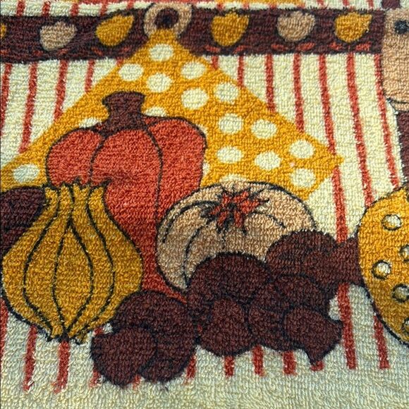 Vintage Fall Mushroom pumpkin Kitchen Towels - Picture 4 of 7